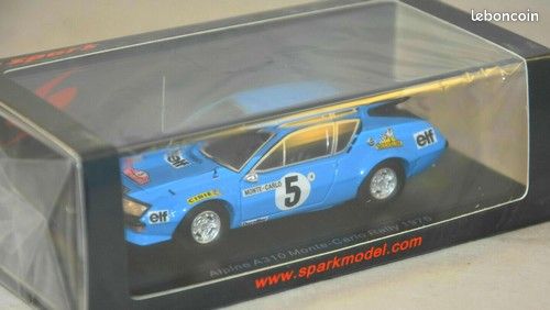 Spark S5496 Alpine A310 N°9 – Rallye Monte Carlo 1976 – Thérier – 1/43, Prévente