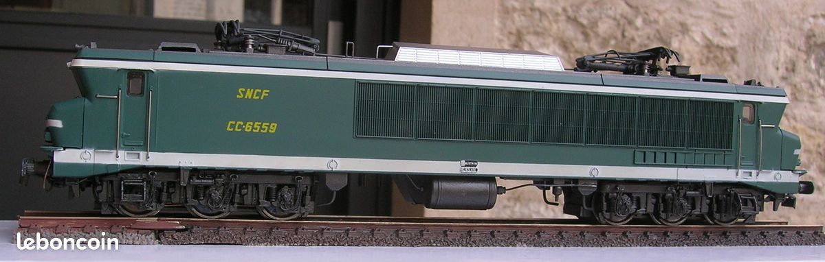 Locomotive électrique Gérard TAB CC 6525 SNCF - échelle HO - époque 3 - France