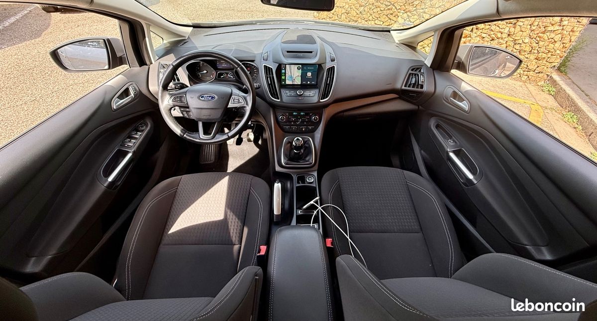 FORD FOCUS C-MAX 1.0 SCTI 125CH TITANIUM - CAR PLAY-SIEGES ET VOLANTS CHAUFFANTS-GARANTIe (image 3)