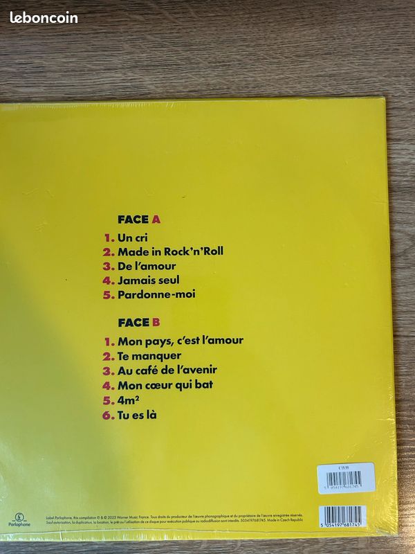 Album Johnny Hallyday Neuf sous blister (image 2)
