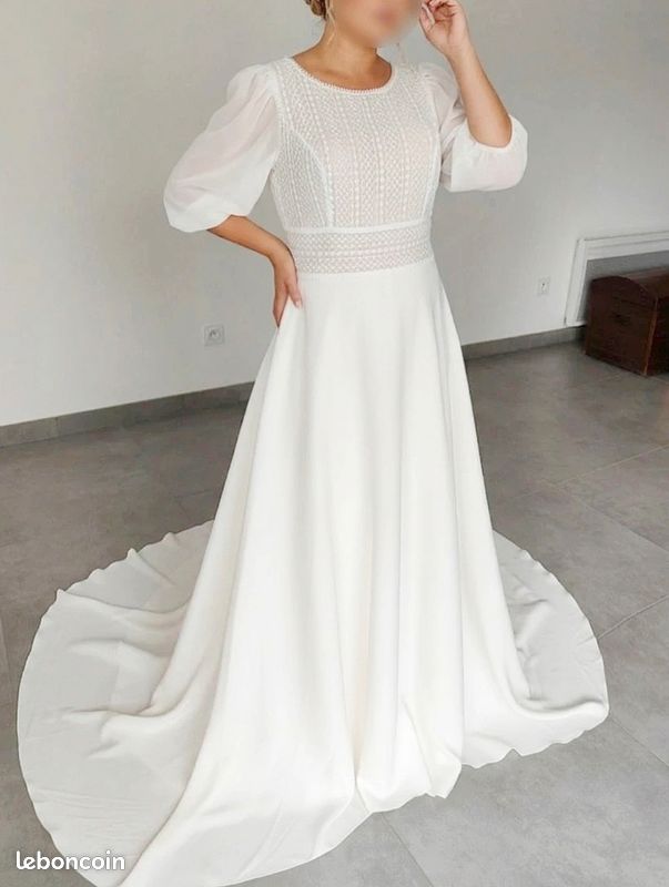 NEUVE - Robe de mariée Bianco evento Hollie taille 42 (image 3)