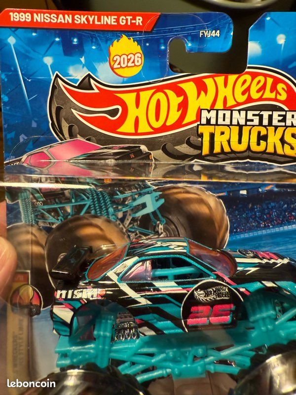 Hotwheels bigfoot monster truck nismo 1999 NISSAN SKYLINE GTR (image 3)