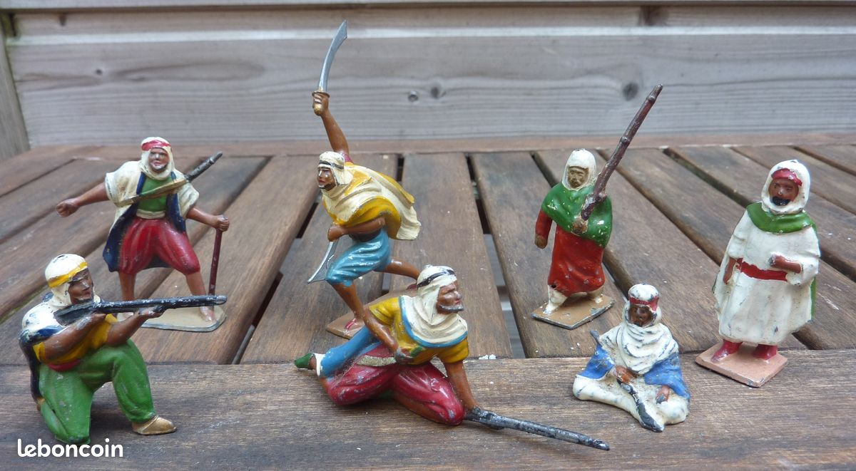 FIGURINE PLOMB CREUX Jf / Cavalier Mehariste Type Gm Hr Cl Cs Jsf No Quiralu EUR 25,00 - FR