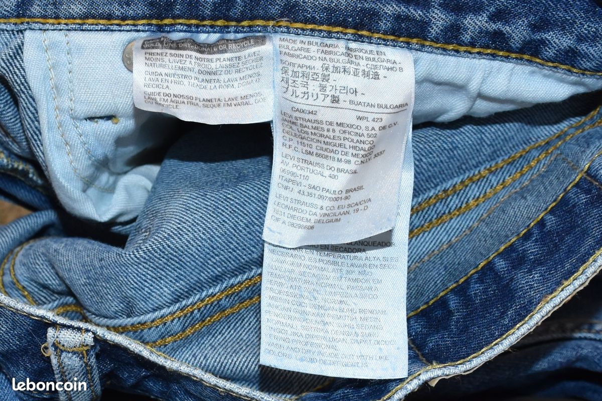 Jean Levi’s 511 Slim / W34 L30 / Bleu délavé / Casual intemporel / Homme (image 7)