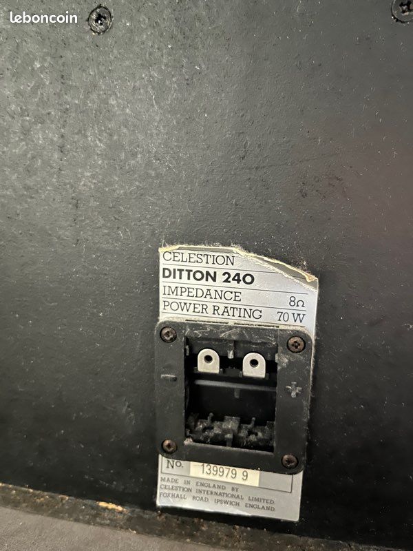 Enceintes Celestion Ditton 240 (image 5)