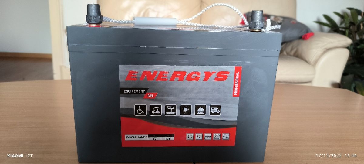 Batterie Gel pour camping-car - Équipement caravaning