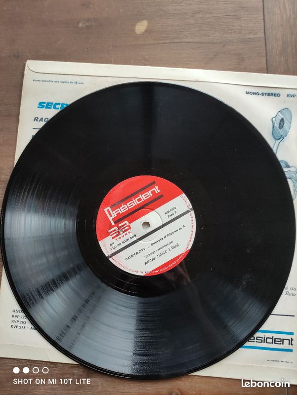 Secret d'alcôve N* 4 contact rare album vinyl érotique (image 4)