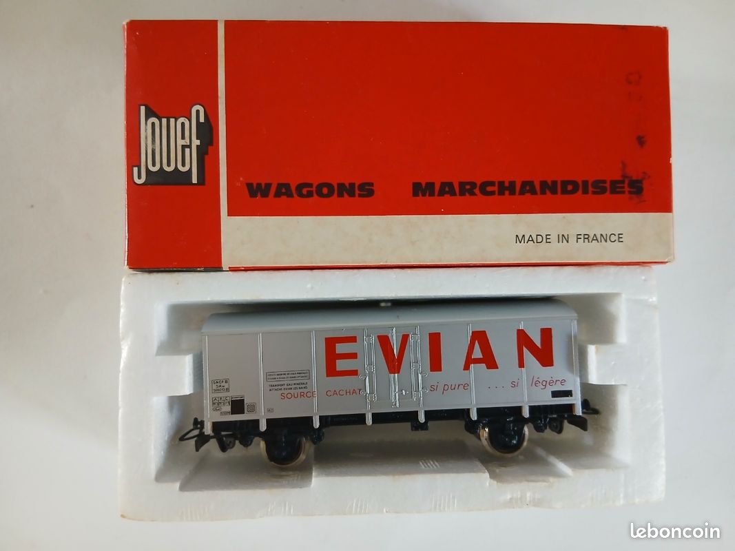 LOT JOUEF WAGON à Bogies réf. 6520, avec 2 Tracteurs Boite d'Origine