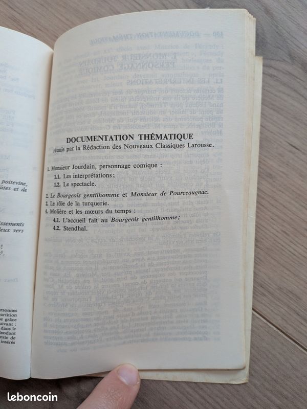 Lot de 2 livres : les misérables de Victor Hugo et le bourgeois gentilhomme de Molière (image 12)