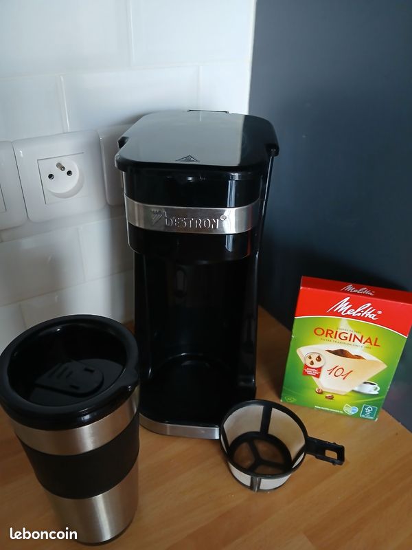 Cafetiere 2 tasses mug isotherme (image 1)