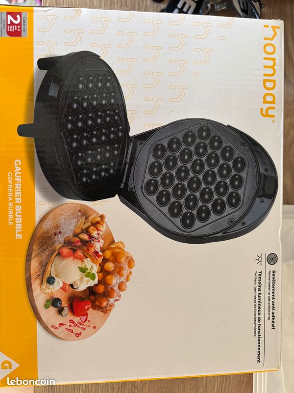 Gaufrier Bubble waffle (image 1)