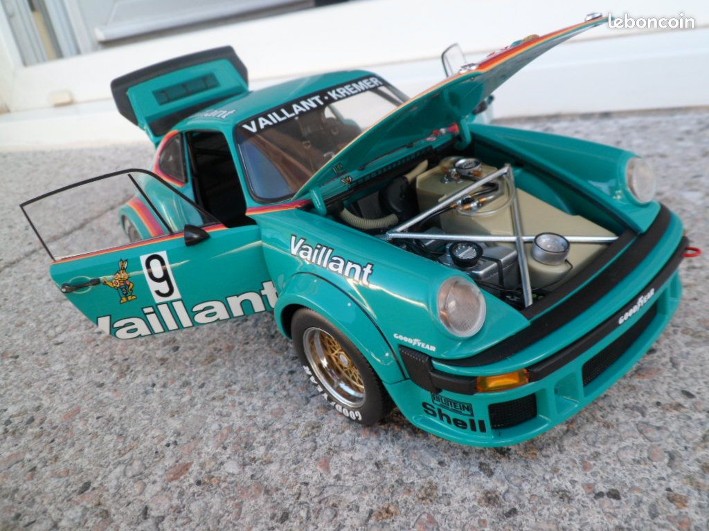 1/18........Rare Porsche 934 RSR N°9 VAILLANT.........Schuco (image 3)