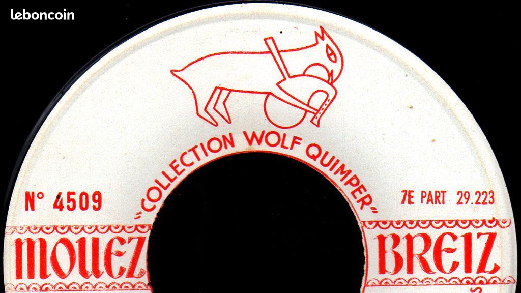 Cherche disques bretons anciens 78 33 45 tours Mouez Breiz odeon gramophone vinyl cire musique bretonne biniou bombarde groupes, bagadou, cornemuse harpe chant conte tours vinyls breizh bretagne (image 3)