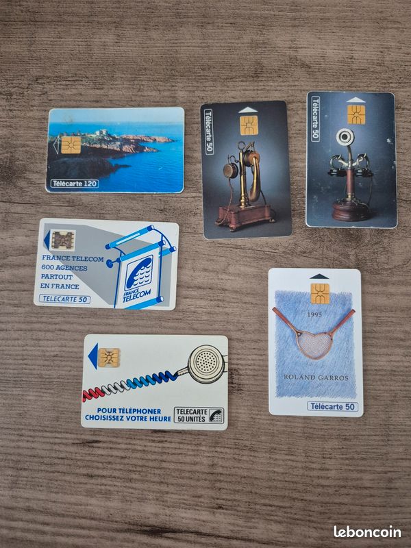 Loto - 20 telecartes utilisees - 50 & 120 unites - francaise des jeux et autres - Collection