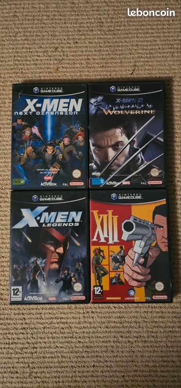 [GAMECUBE] : Lot X-Men + XIII (image 1)