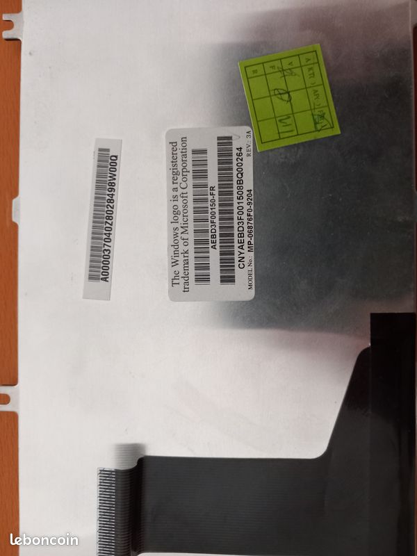Clavier Fujitsu Amilo Pa1538 - Référence K022405E7 FR V00 - Occasion Fonctionnel