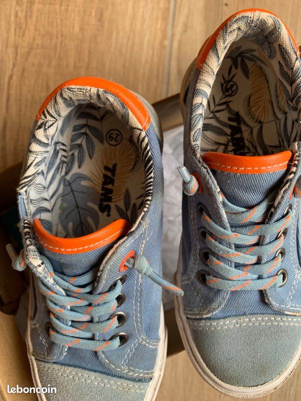 Baskets en toile t29 (image 2)