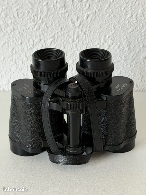 Jumelles vintage ADMIRAL Super 8×30 – Wide Angle – Optiques traitées (image 2)