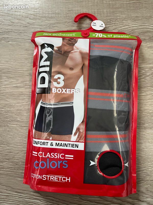 Boxer Shorts Boxer Dim Taille Lot De Boxers DIM Taille XXL Neuf