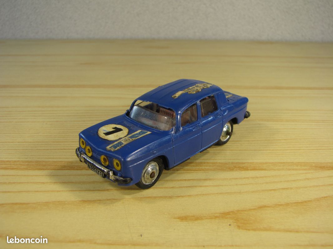 NOREV 1/43 – Renault 8 Gordini N°14 – Miniature Ancienne – Plastique Bleu