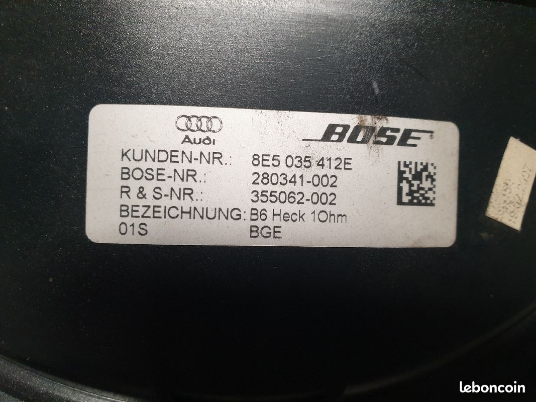 Haut parleur Audi A4 B7 (image 2)