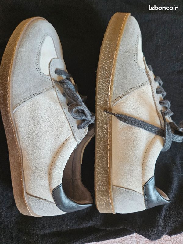 Sneaker cuir souple (image 2)