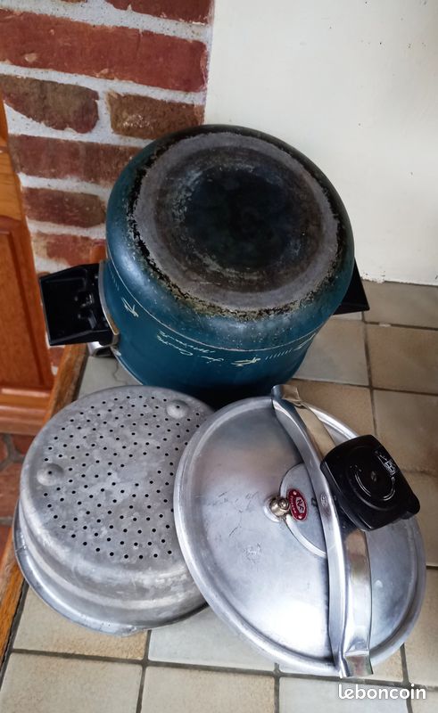 Cocotte Minute SEB 6 Litres Aluminium Vintage 1972 - Gaz - Argenté