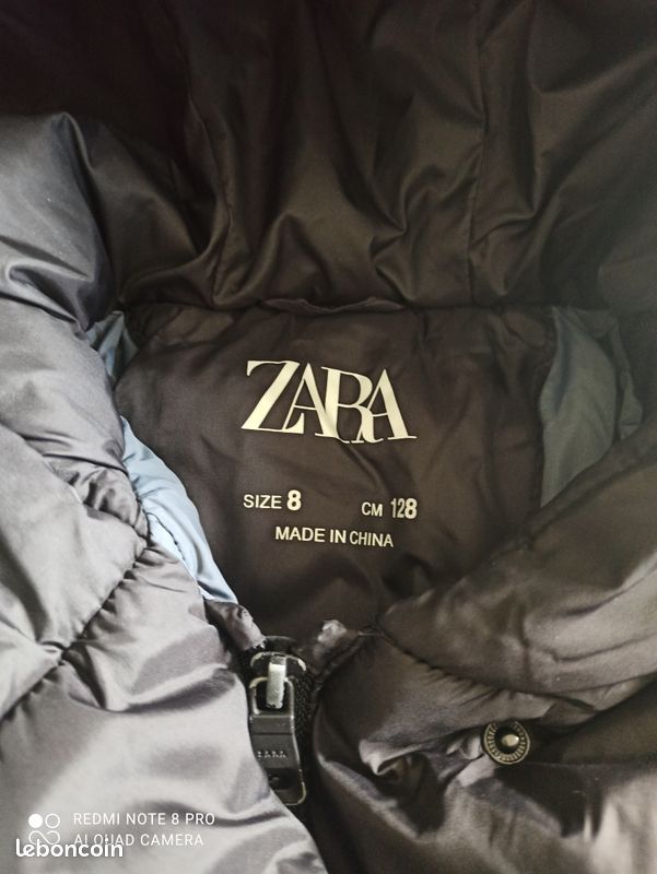 Manteau doudoune Zara 8 ans (image 1)