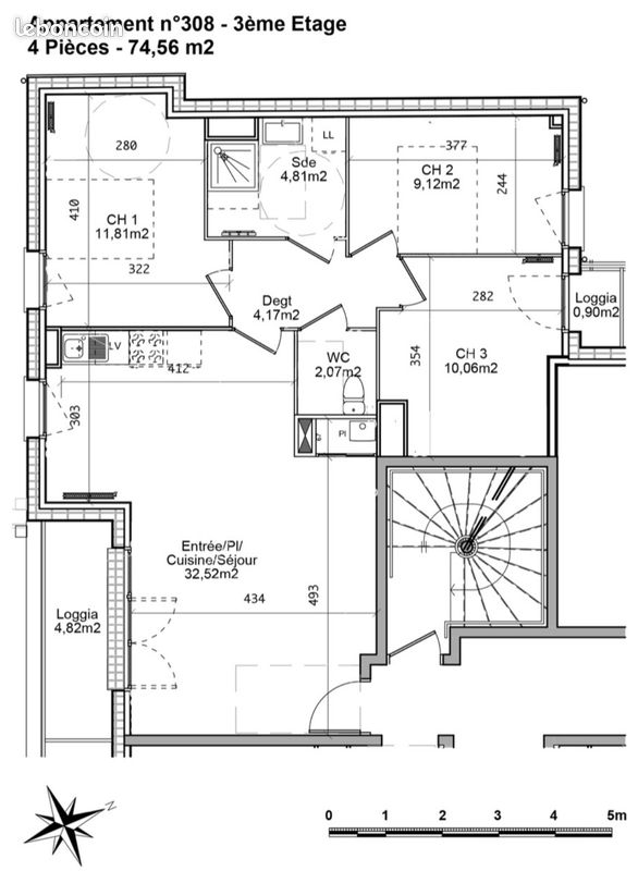 T4 de 75 m² neuf proche FAC + 2 places de parking couvertes - Poitiers 86000 (image principale 1)