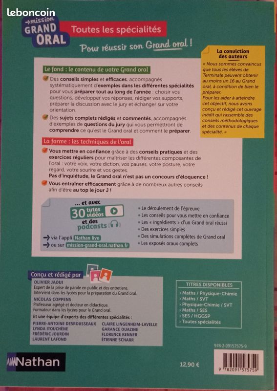 Mission grand oral : toutes les spécialités TBE (image 2)