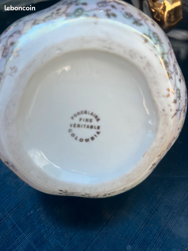 Ensemble pour liqueur vintage en porcelaine (image 3)