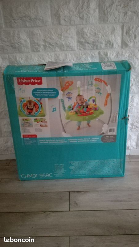 Fisher-Price - Jumperoo de l'espace compact - Youpala Bébé blanc - Fisher  Price