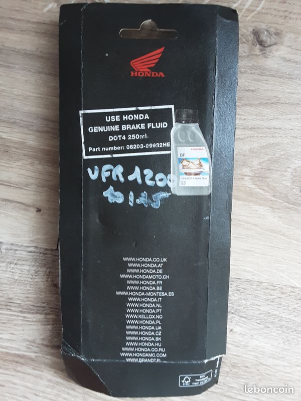 Plaquette de frein avant d’origine Honda VFR 1200 neuve (image 2)