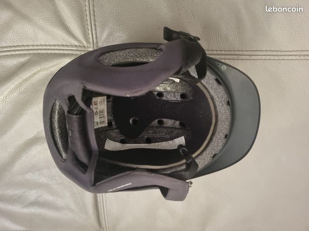 Bombe (casque) D'équitation Fouganza - Noir - Taille 53/55 Cm - Occasion