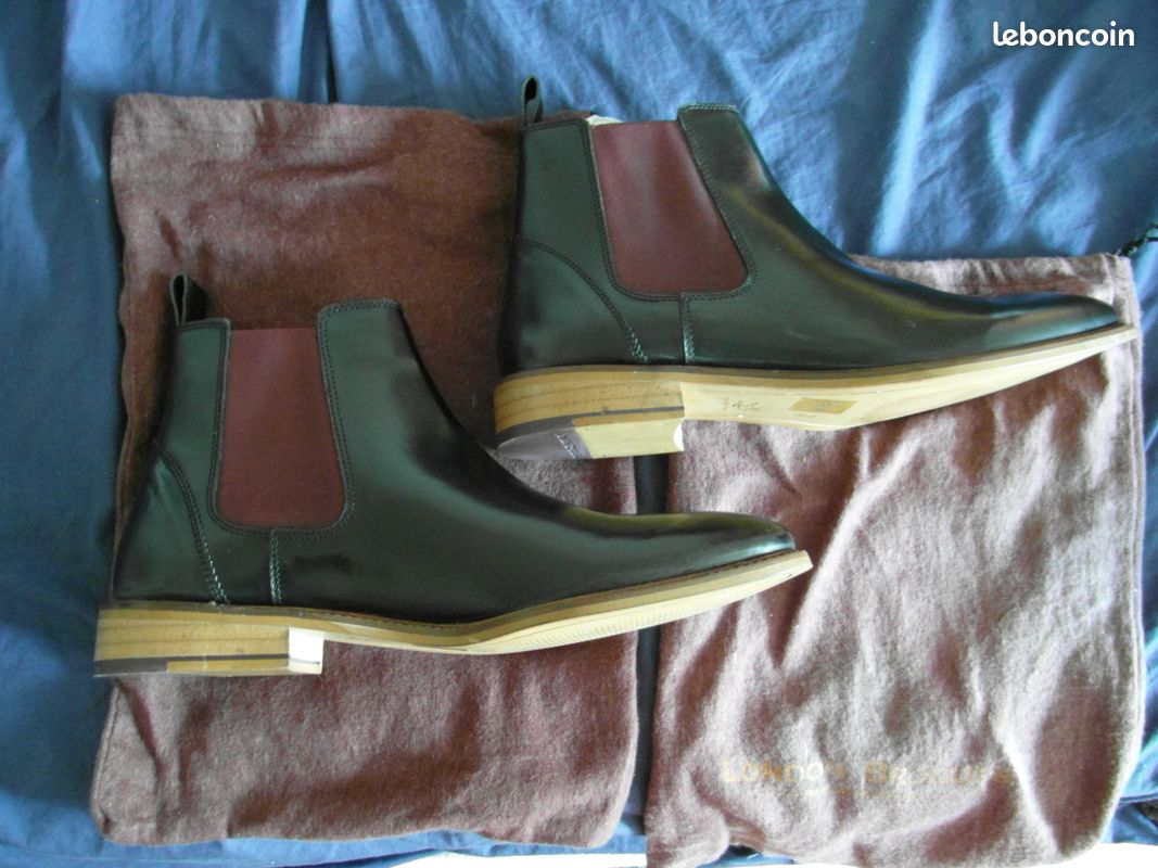 Bottines Hommes Hamilton Chelsea Noir Chaussures