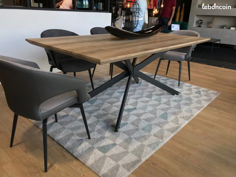 Table de repas en bois Neuf Elisa (image 1)