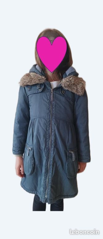 Parka D'hiver Vertbaudet Fille - Âge 8 Ans - Occasion En Très Bon état