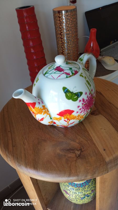 Théière Avec Filtre Uno Amande 0,9L - Grès Élégant Pour Un Rituel Du Thé Parfait