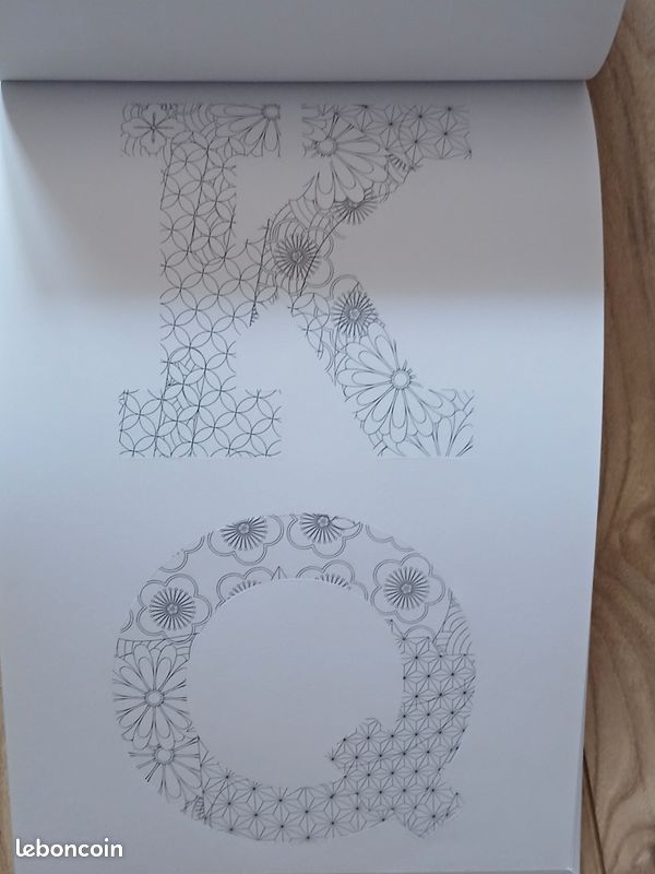 Coloriage : Lettres détachable colorier et a encadrer (image 4)