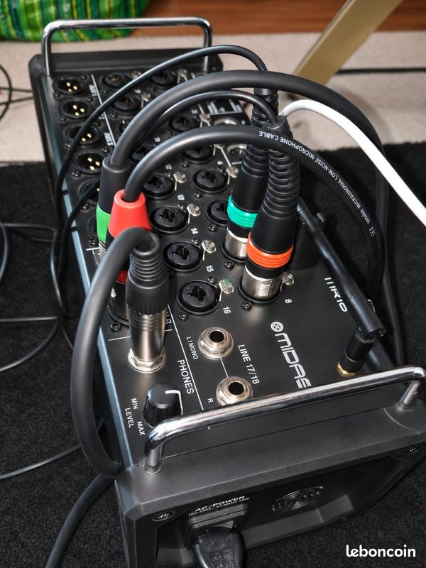 MR18 Midas 18p USB Mixer + Carte Son +Bag (image 3)