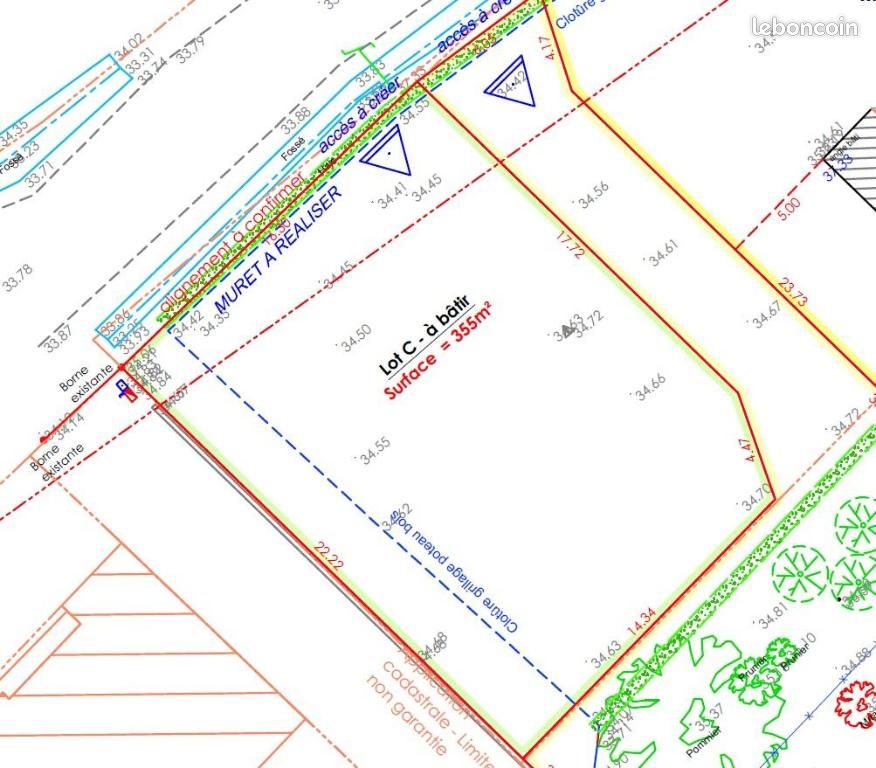 Terrain 355 m² · à La Bernerie-en-Retz · 355 m² · 131 250 €