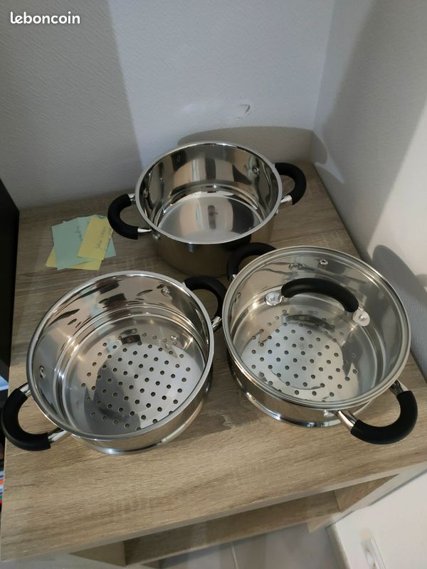 Cuiseur Vapeur casseroles en inox (image 2)