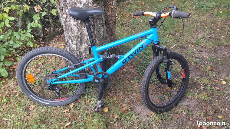 Vélo Decathlon: B-TWIN Racing Boy 520 FS Hauteur mini 52 cm maxi