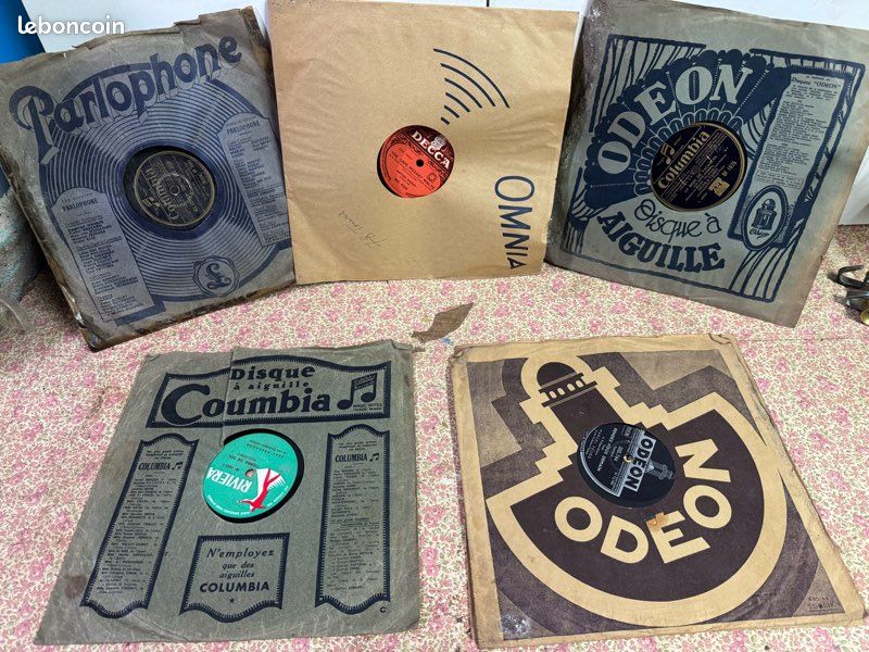Lot de 500 disque 78 tours (image 1)
