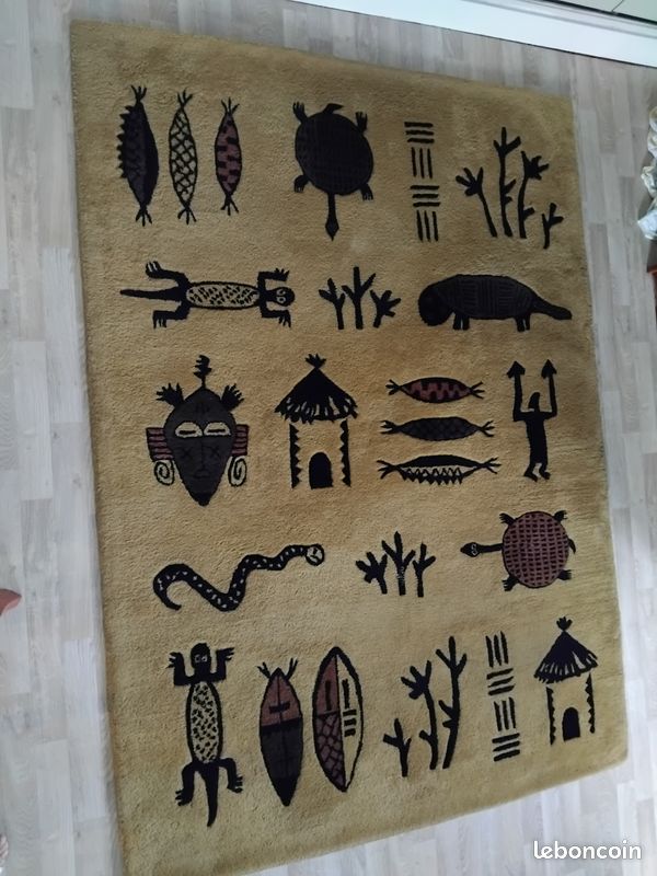 Tres beau tapis dufete main (image 5)