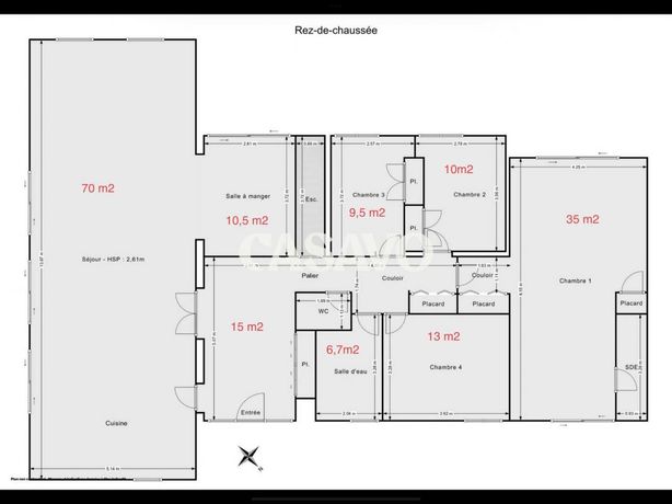 Maison a louer saint-brice-sous-foret - 7 pièce(s) - 175 m2 - Surfyn