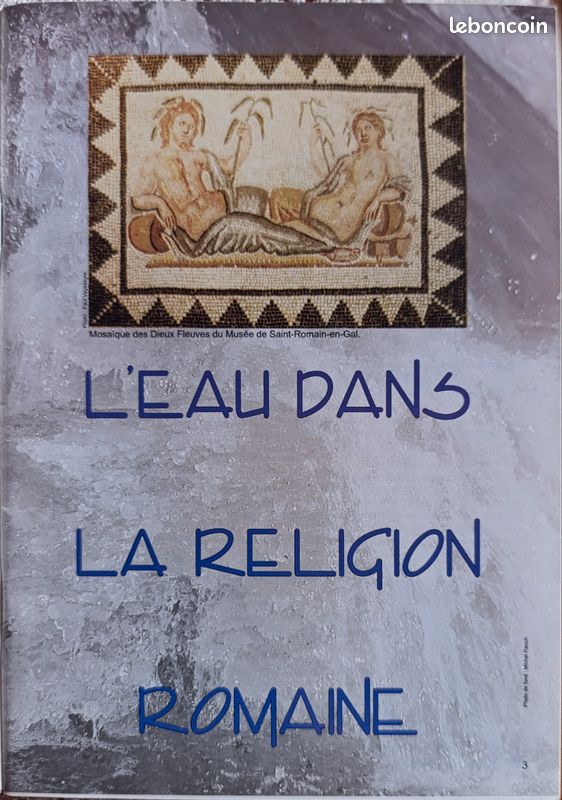 Livret en bon état L'eau dans l'antiquité romaine De aqua in vita romanorum (image 4)