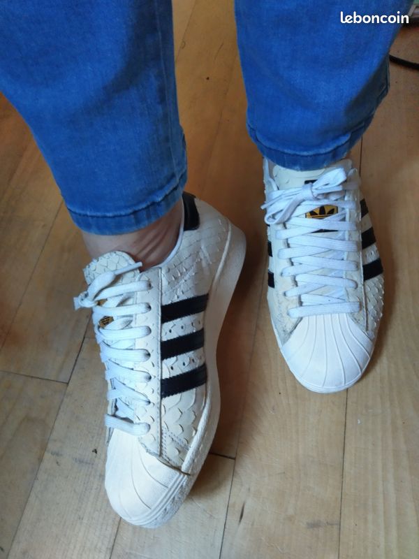 Sneakers Adidas T40 façon croco (image 2)