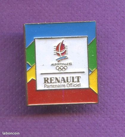 Pin's J.O. Albertville 92 - Camion Renault B110 Truck - Fabrication Française