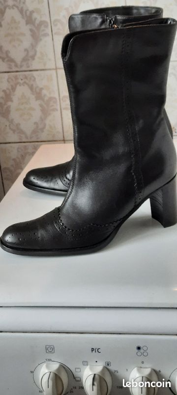 Bottines cuir (image 2)